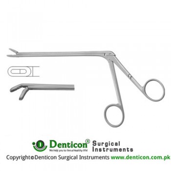 Leminectomy Rongeur Down - Fenestrated and Serrated Jaws Stainless Steel, 15.5 cm - 6" Bite Size 5 x 14 mm 